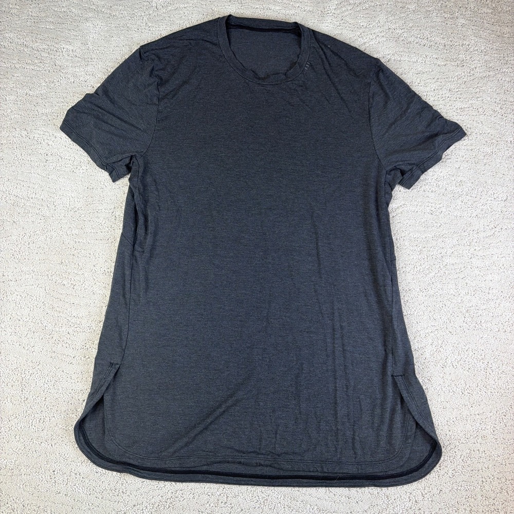 Women's Lululemon Size 10 Short Sleeve Grey Basic Tshirt Athletic